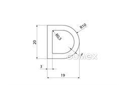 SILIKONPROFILE D-FORM
